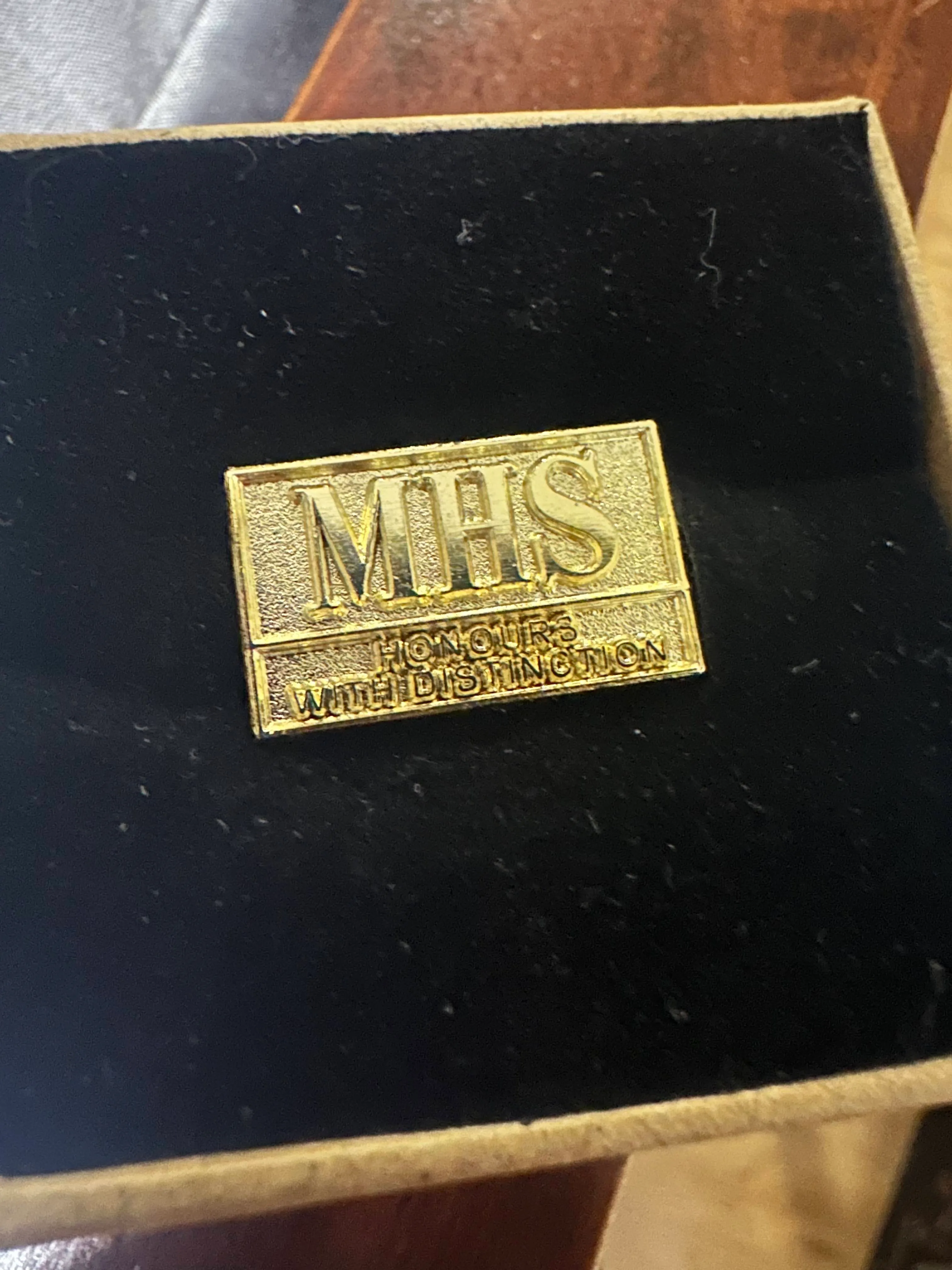 Honors With Distinction High School Pin